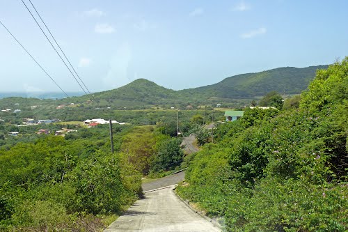 Dover road on Carriacou.