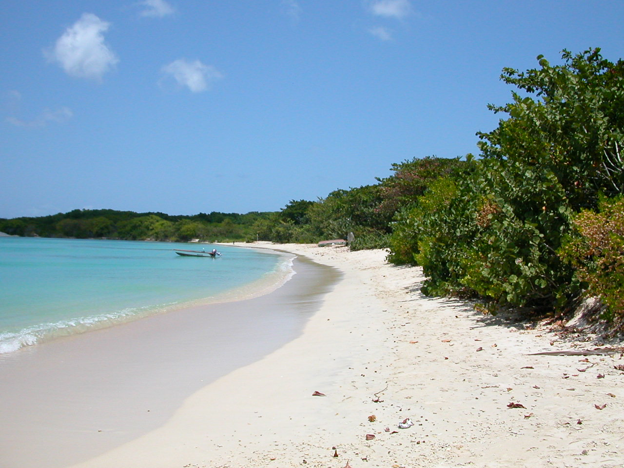 On carriacou this is the nicest beach.