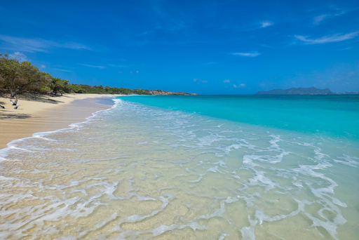 Beach of Petite Carenage.