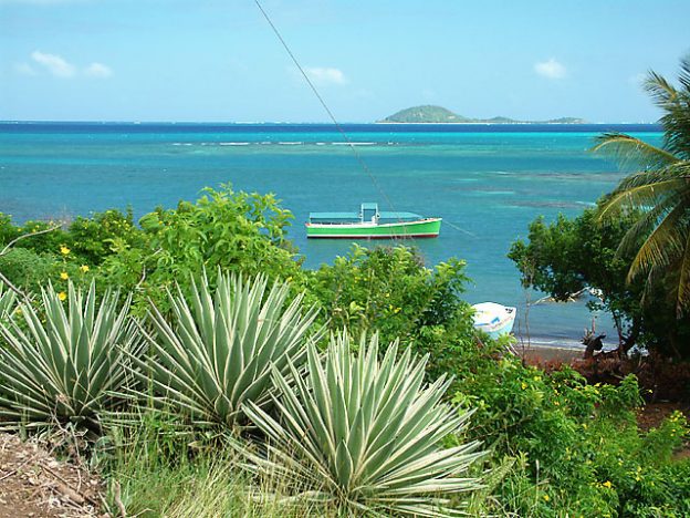 Views over watering bay Carriacou.