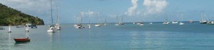 Boats in Tyrell Bay.