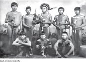 Traditional dress of the Arawak men.