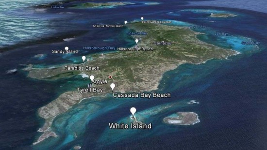 Carriacou Union Island and Tobago Cays.