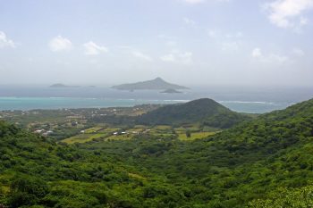 View on Petite Martinique from Dover.