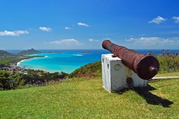 View of Carriacou from the hospital at Belair.