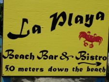 Hillsborough North – La Playa beach bar and snacks.