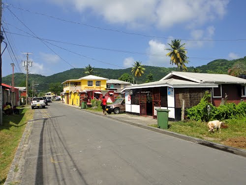 Mount Plaisant roadside.