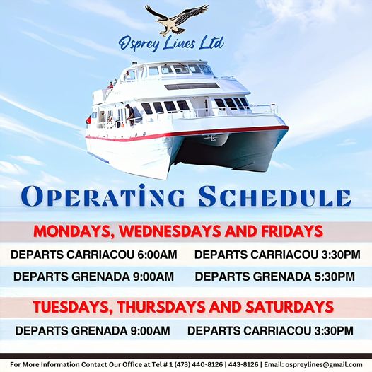 Osprey ferry schedule.