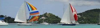 Sailboats on Carriacou.