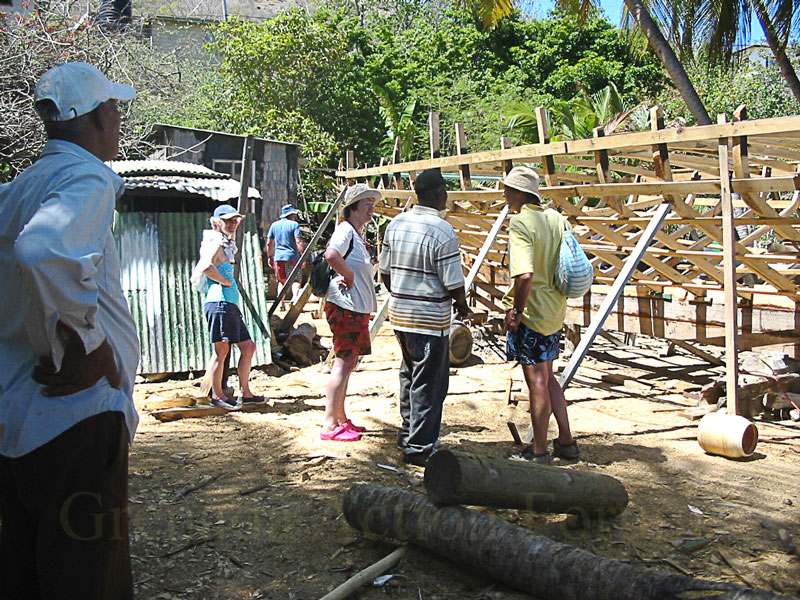 Scottish boat builders started the tradition of building sloops in Windward on Carriacou.